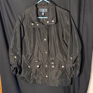 Karen Scott Sport/Utility Biker Windbreaker size Med. Harley-Davidson on Back